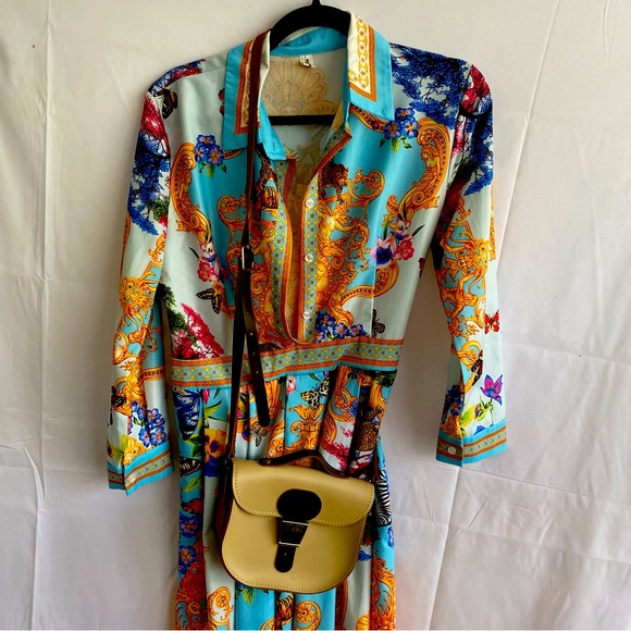 Brit-Stitch Half -Pint Satchel Cream Leather Bag Crossbody NWOT - Picture 12 of 12